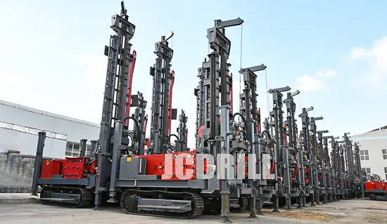 Jcdrill 260 メートルクローラーボアホールドリルマシンエアコンプレッサー石油掘削装置井戸ロータリー掘削リグ