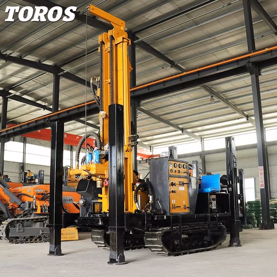 小型 300 メートル地下水掘削機ボアホールボアウェルミニコア探査モバイル採掘表面地盤工学泥ポンプ販売用井戸ドリルリグ